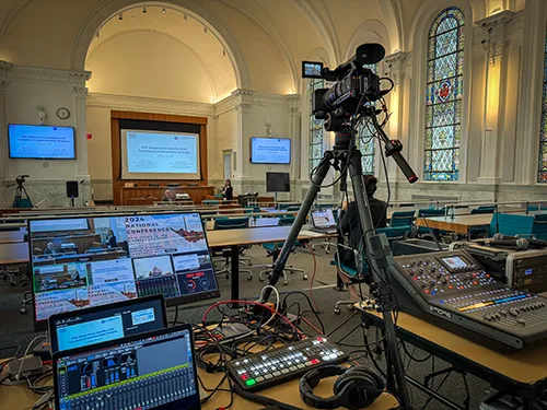 Tympanic Media prepped for a livestreaming production
