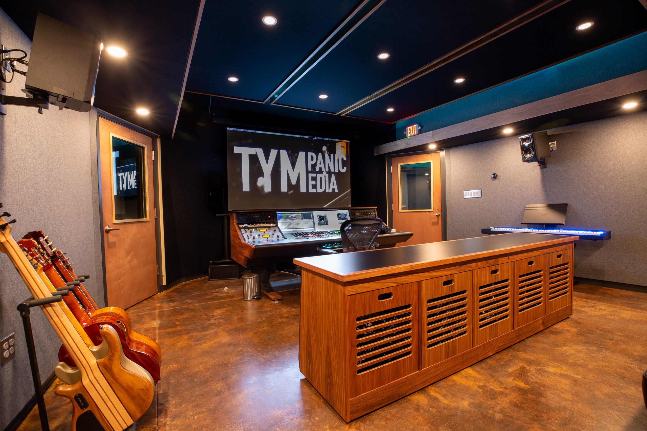 Tympanic Media Control Room in Post-Production Mode